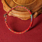Fortune Jewel Handmade Five Color Thread Protection Bracelet