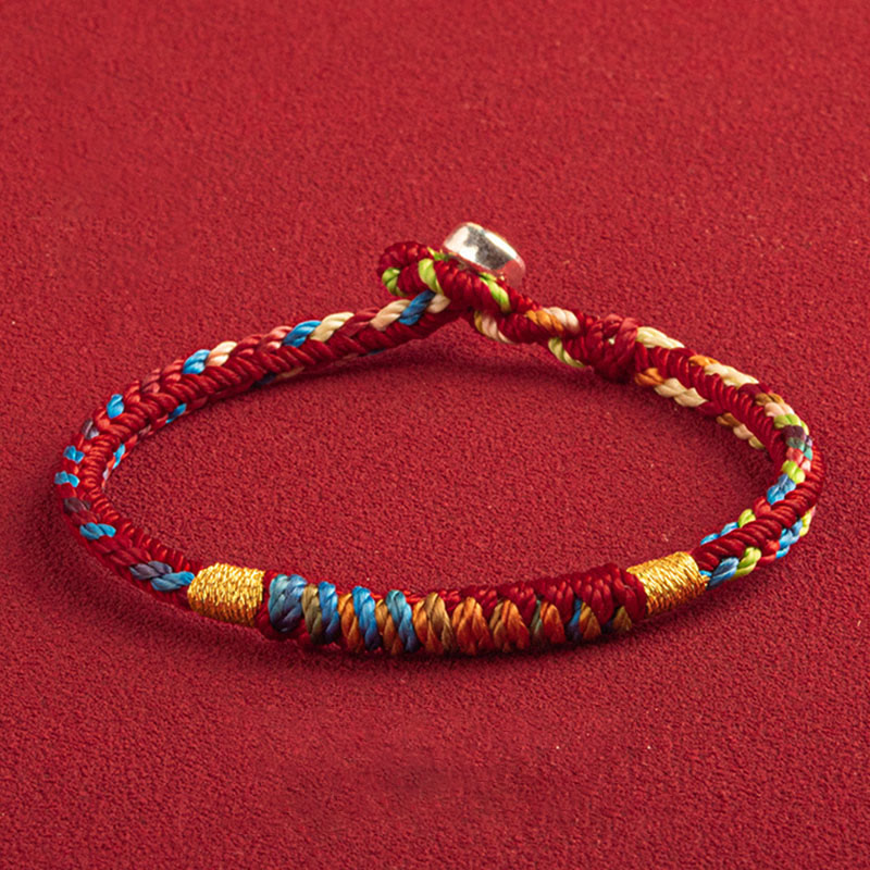 Fortune Jewel "May You Be Safe And Lucky In The Year Ahead" Multicolored Bracelet