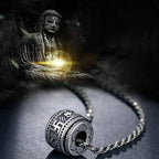 Fortune Jewel Tibet Om Mani Padme Hum Protection Necklace Pendant