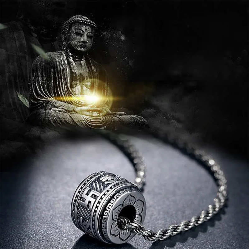 Fortune Jewel Tibet Om Mani Padme Hum Protection Necklace Pendant