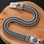 Fortune Jewel Om Mani Padme Hum Purity Peace Braid Style Bracelet