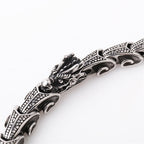 Fortune Jewel Dragon Pattern Titanium Steel Protection Necklace Pendant Bracelet Fortune Jewel