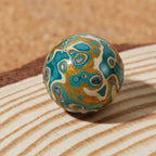 Fortune Jewel Natural Multicolored Lacquer Beads Calm Bracelet