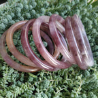 Fortune Jewel Purple Jade Happiness Protection Bracelet Bangle