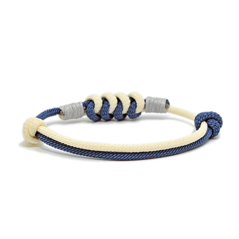 Fortune Jewel Simple Design King Kong Knot Strength Braid String Bracelet
