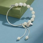 Fortune Jewel Bodhi Seed Butterfly Lotus Luck Wealth Bracelet Bangle