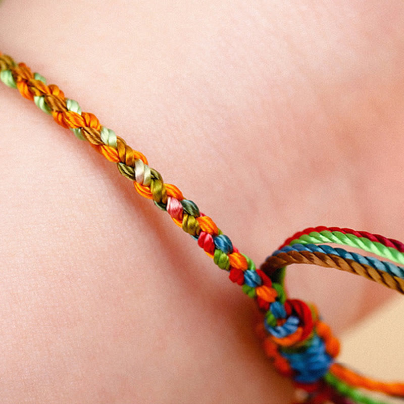 Fortune Jewel "May all your wishes come true" Lucky Multicolored Bracelet
