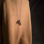Fortune Jewel Zen Circle Ebony Wood Enlightenment Necklace Pendant Fortune Jewel