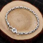 Fortune Jewel Tibetan Double Dorje Om Mani Padme Hum Buddha Swastika Vajra Strength Bracelet