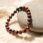 Fortune Jewel Natural Tiger Eye Healing Bead Bracelet