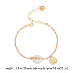 Fortune Jewel White Jade Double Happiness Fortune Bracelet