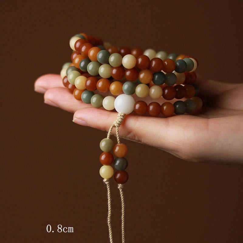 Fortune Jewel Bodhi Seed Mala Harmony Wisdom Bracelet