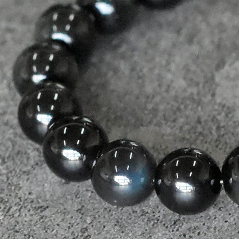 Fortune Jewel Rainbow Obsidian Copper Bead Positive Transformation Bracelet