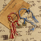 Fortune Jewel Mountain Ghosts Spend Money Wealth Prosperity Handmade Braided Bracelet