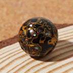 Fortune Jewel Natural Multicolored Lacquer Beads Calm Bracelet