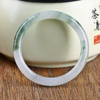 Fortune Jewel Natural Jade Abundance Protection Bracelet Bangle