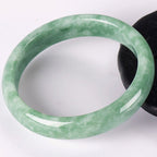Fortune Jewel Natural Jade Prosperity Bangle Bracelet