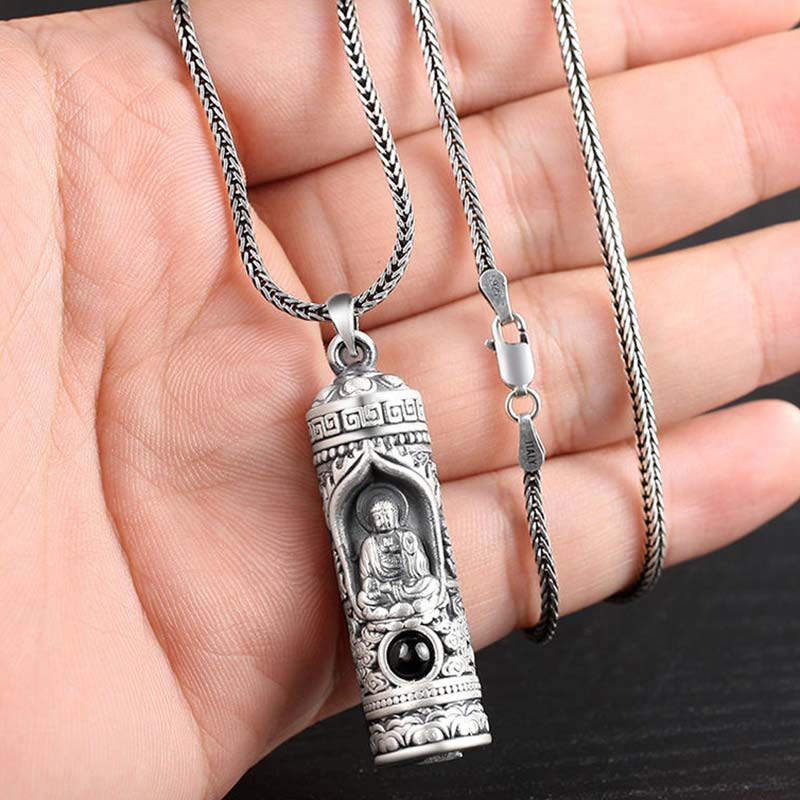 Fortune Jewel Chinese Zodiac Natal Buddha Projection Prosperity Necklace Pendant Fortune Jewel