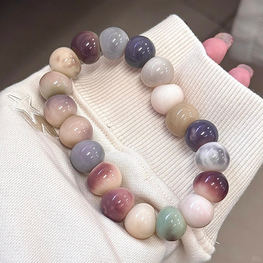 Drunken Grape – Garlic-Shaped Bodhi Bracelet