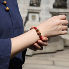 Fortune Jewel Handmade 925 Sterling Silver Year of the Dragon Cute Chinese Zodiac Luck Braided Red Bracelet