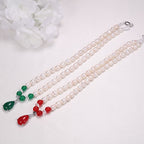Fortune Jewel Pearl Bead Waterdrop Calm Peace Necklace Pendant
