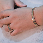 Fortune Jewel Magnetic Copper Balance Adjustable Cuff Bracelet Bangle Ring