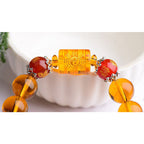 Fortune Jewel Natural Citrine Fortune Happiness Bracelet