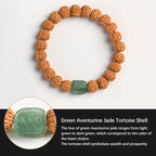 Fortune Jewel Tibet Rudraksha Bodhi Seed Wealth Auspiciousness Bracelet