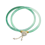 Fortune Jewel Natural Cyan White Jade Success Bracelet