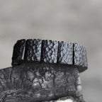 Fortune Jewel Vintage Ebony Wood Texture Peace Couple Bracelet