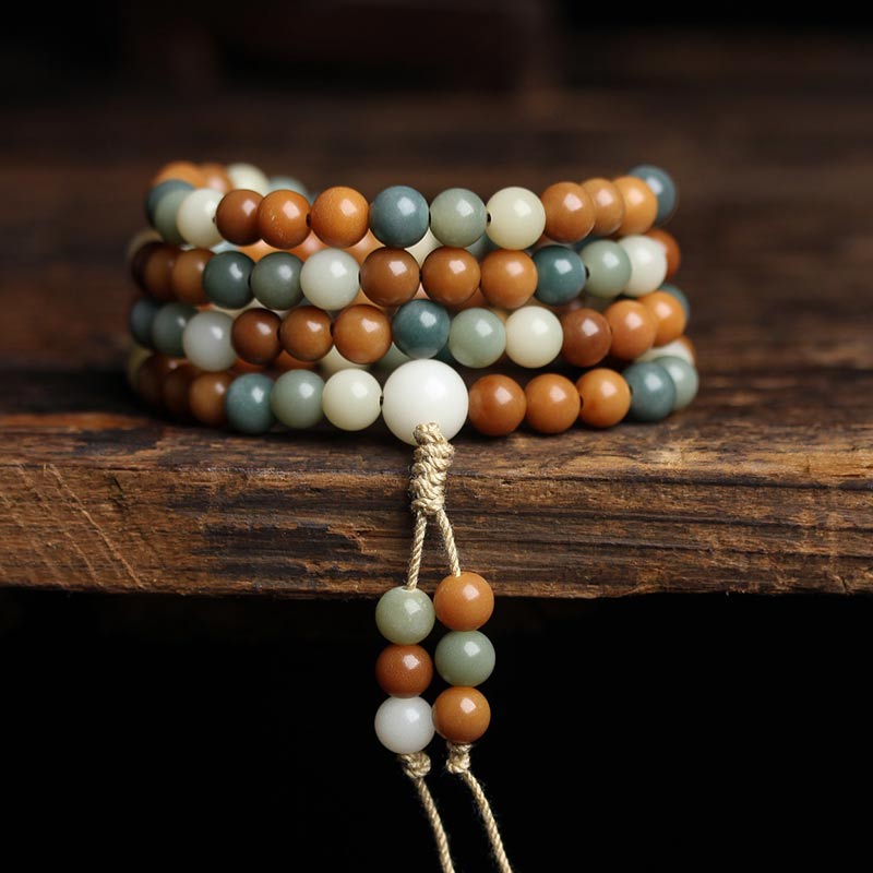 Fortune Jewel Bodhi Seed Mala Harmony Wisdom Bracelet
