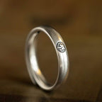 Fortune Jewel 925 Sterling Silver Chinese Zodiac Natal Buddha Blessing Couple Ring