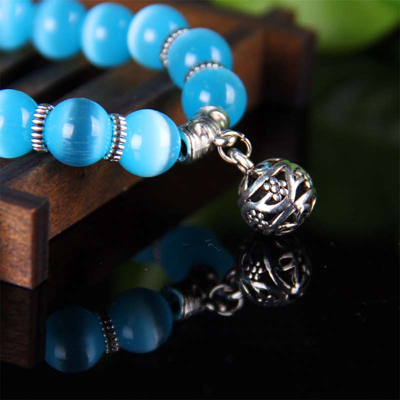 Fortune Jewel Tibetan Cat Eye Lucky Bracelet