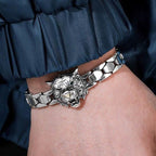 Fortune Jewel Tiger Head Design Healing Bracelet