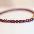 Fortune Jewel Natural Strawberry Quartz Garnet Jade Lucky Fortune Fu Character Healing Charm Bracelet