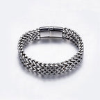 Fortune Jewel Fish Scale Magnetic Buckle Titanium Steel Balance Bracelet Bangle