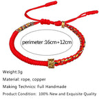 Fortune Jewel Om Mani Padme Hum Protection Luck String Bracelet