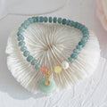 Fortune Jewel Natural Hetian Jade Pearl Peace Buckle Fu Character Gourd Money Bag Strawberry Quartz PiXiu Luck Bracelet