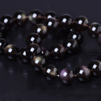 Fortune Jewel Natural Rainbow Obsidian Positive Bracelet