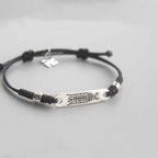 Fortune Jewel 925 Sterling Silver Red String Luck Strength Braid Bracelet