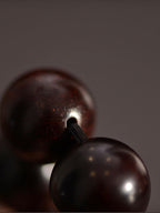 Red Sandalwood Beads Dzi Beads Bracelet