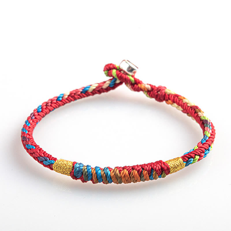 Fortune Jewel "May You Be Safe And Lucky In The Year Ahead" Multicolored Bracelet