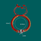 Fortune Jewel Colorful Rope True Love Knot Luck Handmade Bracelet