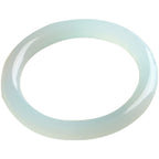 Fortune Jewel Natural Aquamarine Blessing Serenity Bangle Bracelet