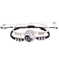 Fortune Jewel 2pcs Yin Yang Dragon Couple Bracelet