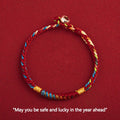 Fortune Jewel "May You Be Safe And Lucky In The Year Ahead" Multicolored Bracelet