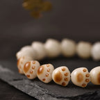 Fortune Jewel Cute Cat Paw Claw Bodhi Seed Peace Bracelet