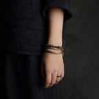 Fortune Jewel Lava Rock Stone Copper Balance Cuff Bracelet Bangle