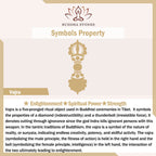 Fortune Jewel 925 Sterling Silver Zakiram Goddess of Wealth Dorje Vajra Spiritual Necklace Pendant