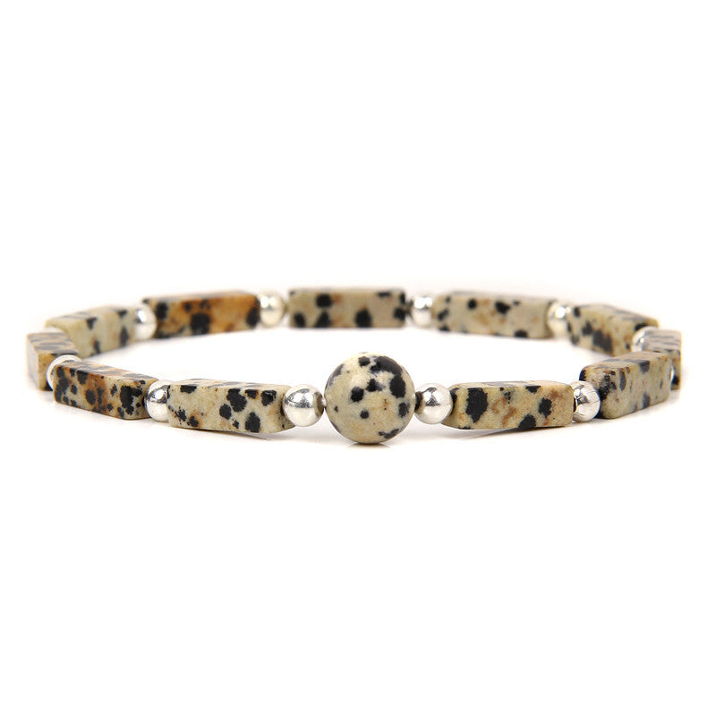 Fortune Jewel Natural Crystal Amethyst Tiger Eye Spiritual Balance Bracelet
